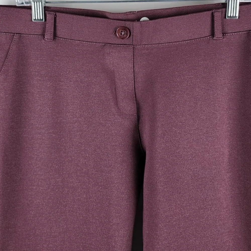 Betabrand Pants Womens XL-Long Dress Yoga Mauve Straight Leg W0076-STR (36x30) - Picture 2 of 9